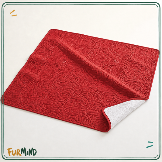 Reversible Floral-Quilt Furniture Protector