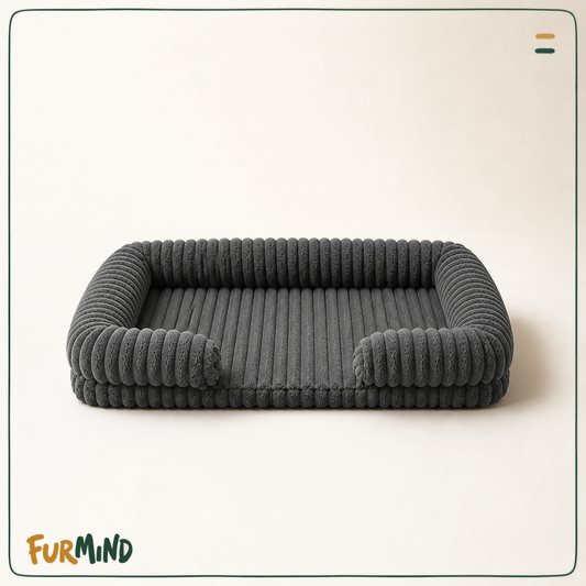 Waterproof Corduroy Sofa Dog Bed