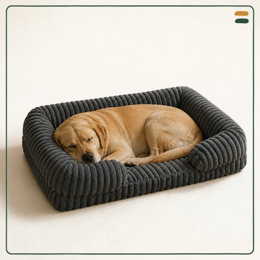 Waterproof Corduroy Sofa Dog Bed