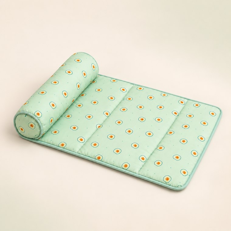Cooling Ice Silk Mat in Green