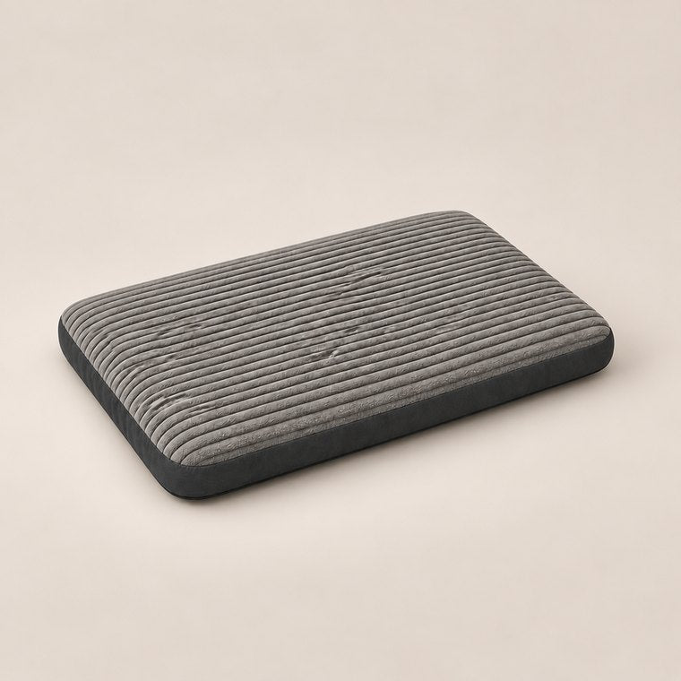 Corduroy Dog Bed in Gray