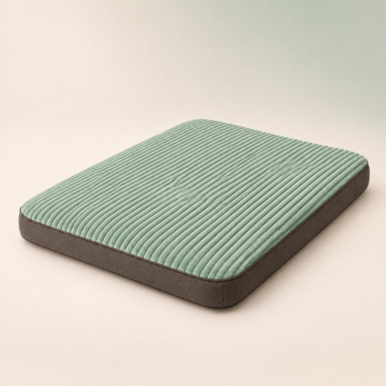 Corduroy Dog Bed in Green