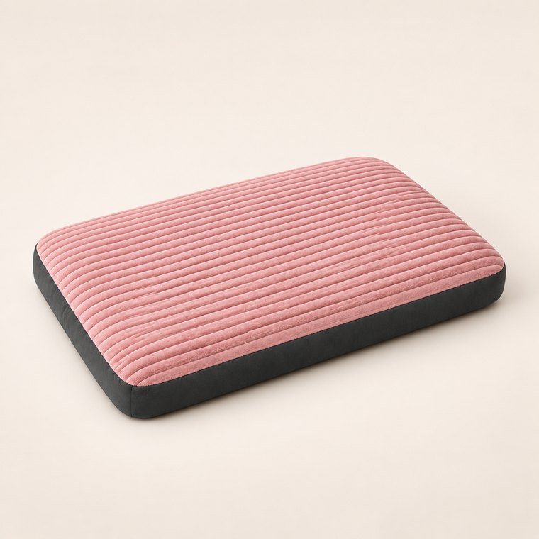 Corduroy Dog Bed in Pink